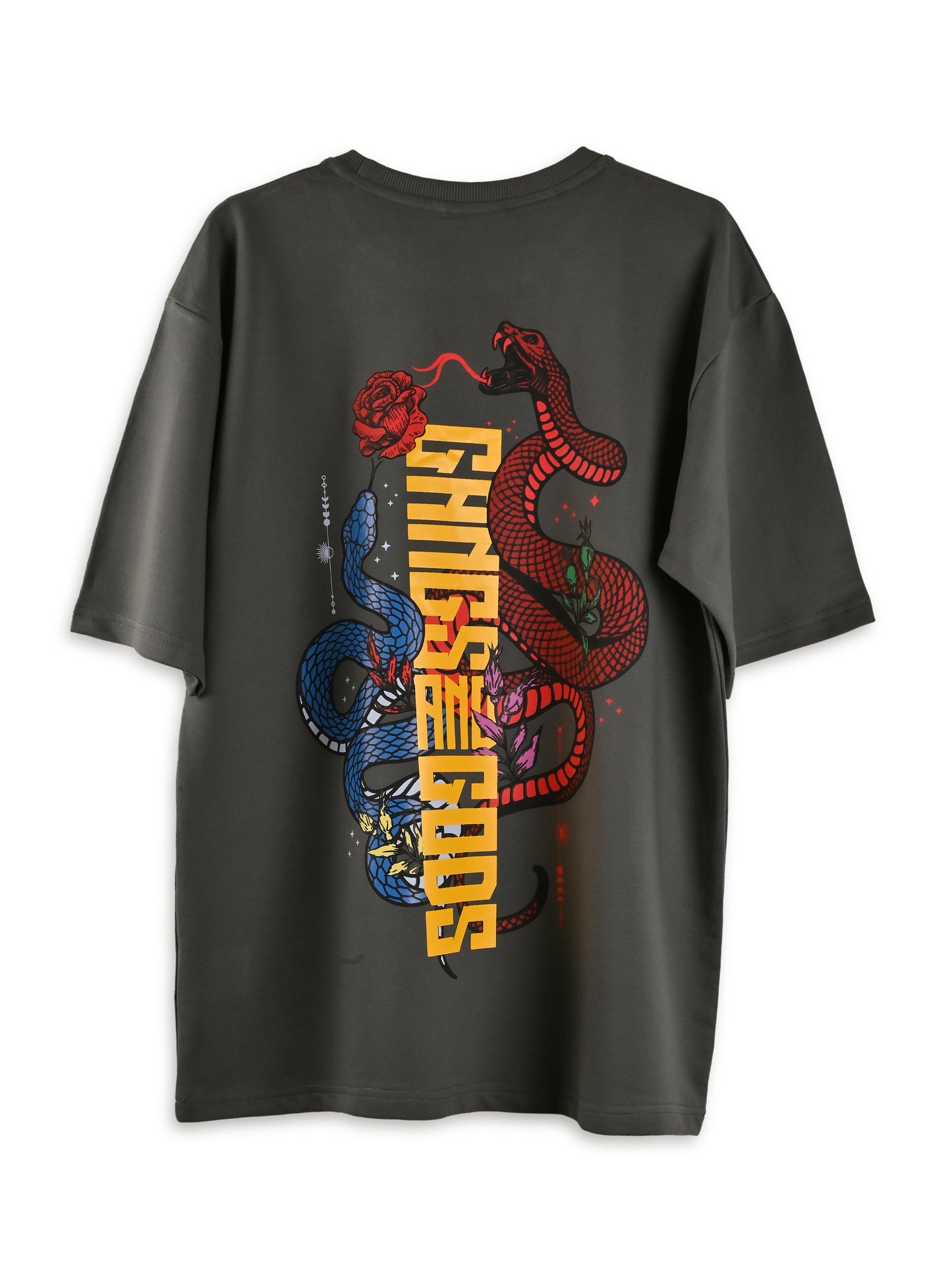 The Serpents and The Eternal Bloom Grey T-shirt