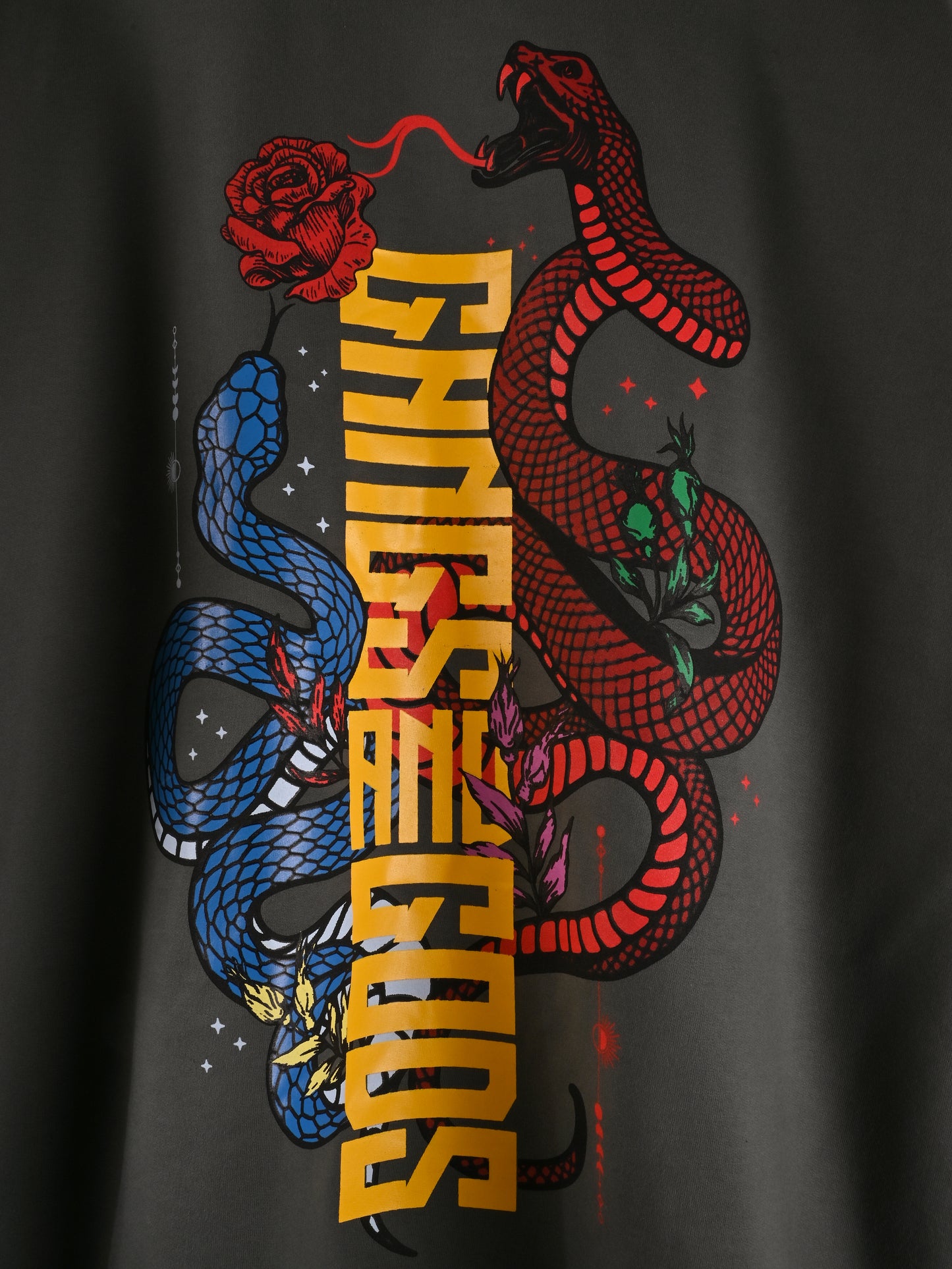 The Serpents and The Eternal Bloom Grey T-shirt