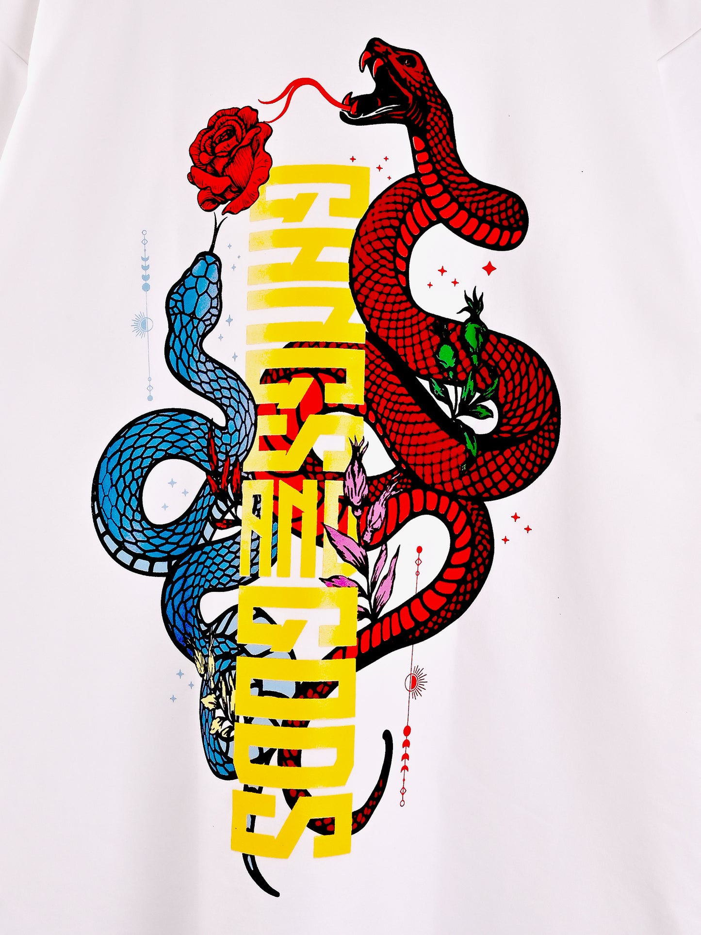 The Serpents and The Eternal Bloom White T-shirt